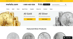 Desktop Screenshot of metals.com