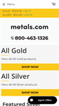 Mobile Screenshot of metals.com
